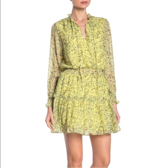 NSR Dresses & Skirts - NSR Emma Floral Print Ruffle Dress Size Medium